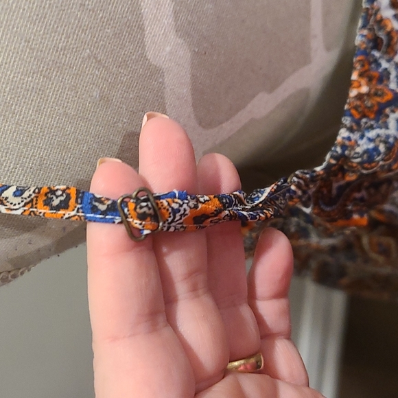 J. Crew Dress Paisley Print Spaghetti Strap Large - Picture 4 of 6